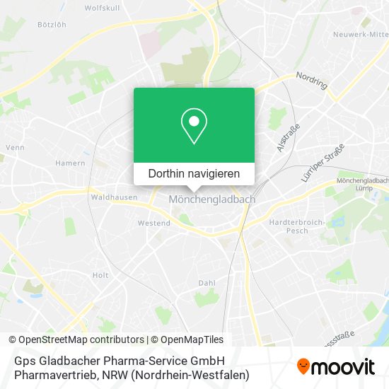 Gps Gladbacher Pharma-Service GmbH Pharmavertrieb Karte