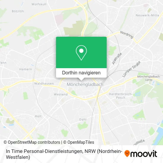 In Time Personal-Dienstleistungen Karte