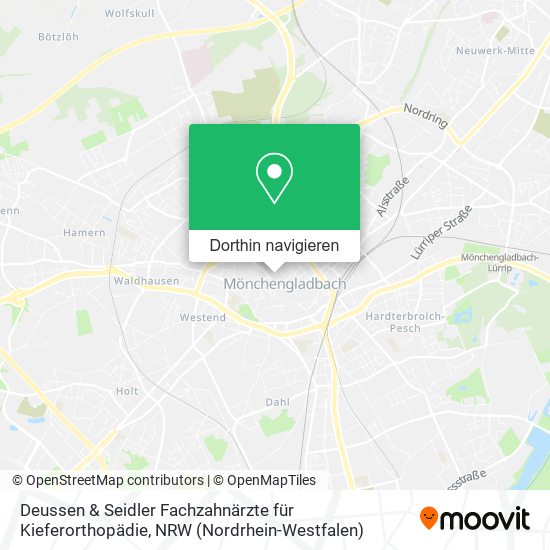 Deussen & Seidler Fachzahnärzte für Kieferorthopädie Karte