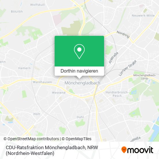 CDU-Ratsfraktion Mönchengladbach Karte