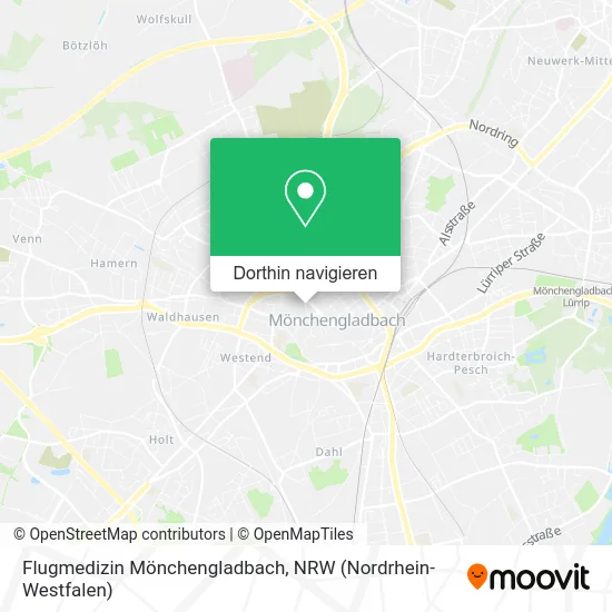 Flugmedizin Mönchengladbach Karte