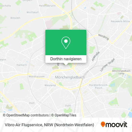 Vibro-Air Flugservice Karte
