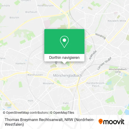 Thomas Breymann Rechtsanwalt Karte