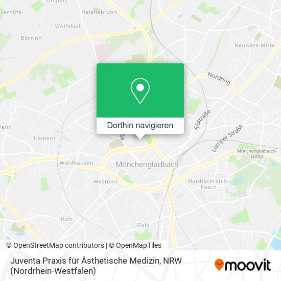 Juventa Praxis für Ästhetische Medizin Karte