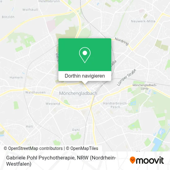 Gabriele Pohl Psychotherapie Karte