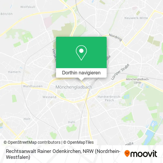 Rechtsanwalt Rainer Odenkirchen Karte