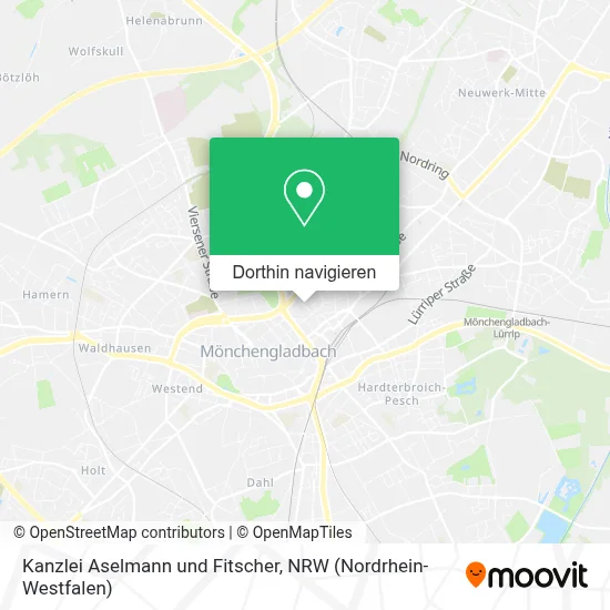 Kanzlei Aselmann und Fitscher Karte