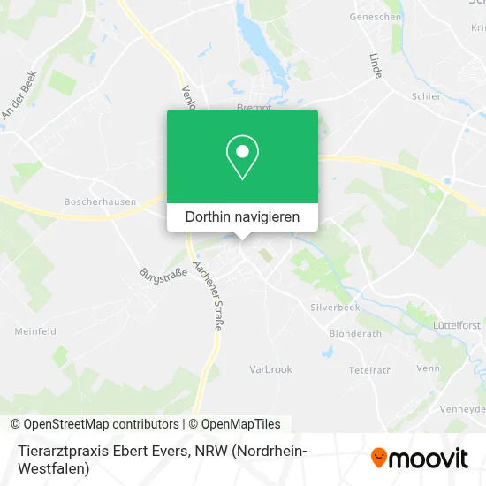Tierarztpraxis Ebert Evers Karte