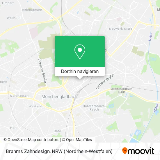 Brahms Zahndesign Karte