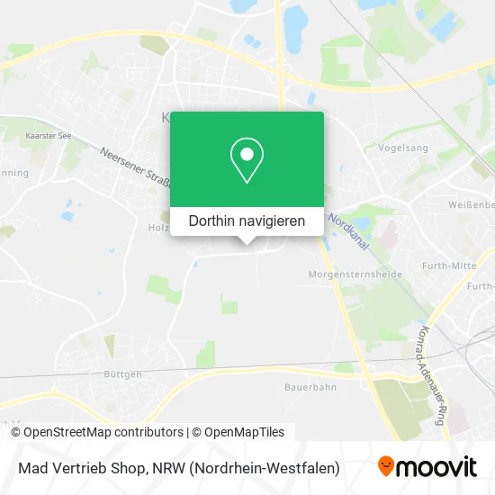 Mad Vertrieb Shop Karte