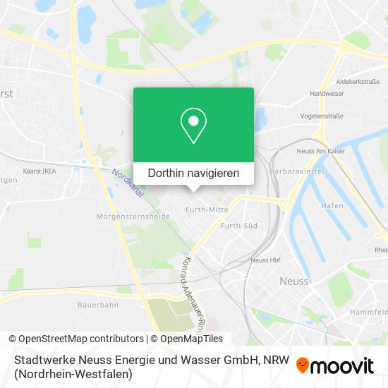 Stadtwerke Neuss Energie und Wasser GmbH Karte