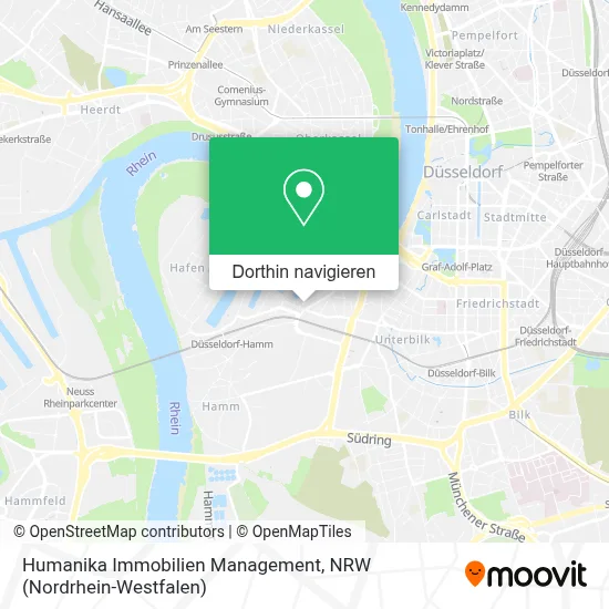 Humanika Immobilien Management Karte