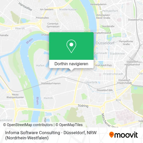 Infoma Software Consulting - Düsseldorf Karte