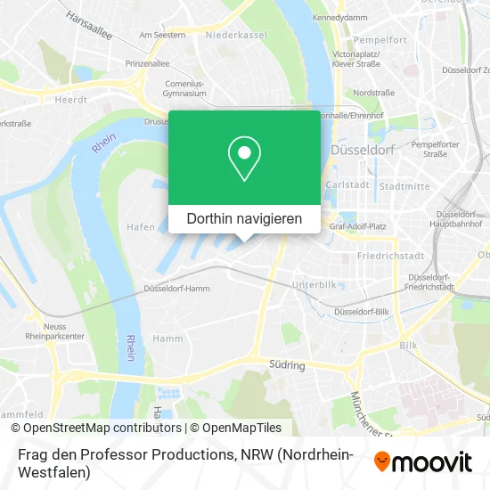 Frag den Professor Productions Karte