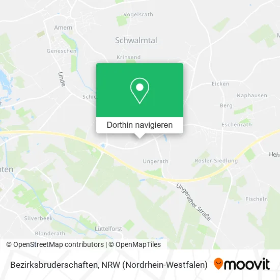 Bezirksbruderschaften Karte