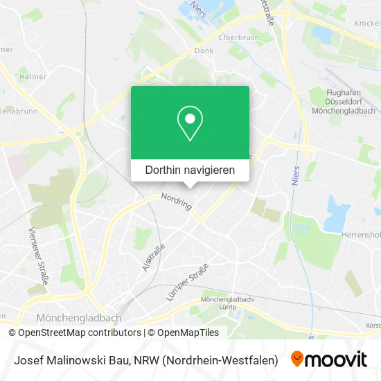 Josef Malinowski Bau Karte