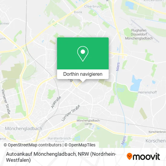 Autoankauf Mönchengladbach Karte