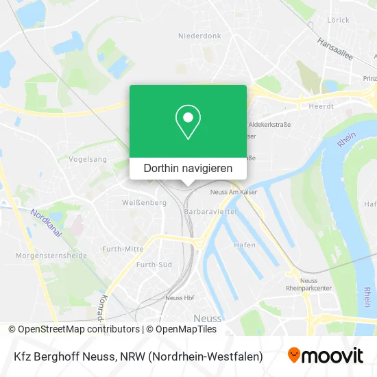 Kfz Berghoff Neuss Karte