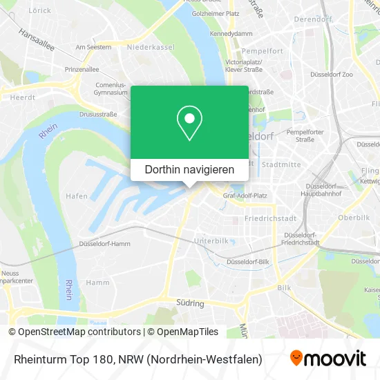 Rheinturm Top 180 Karte