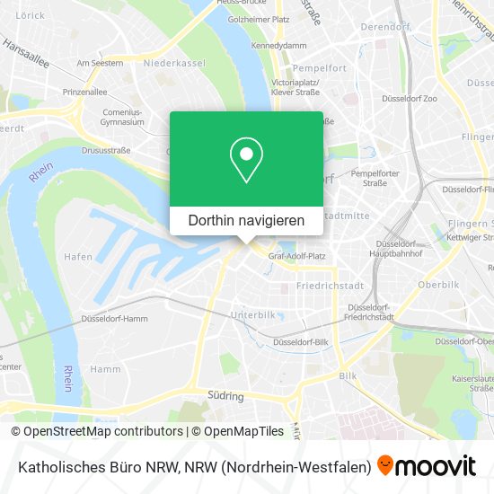 Katholisches Büro NRW Karte