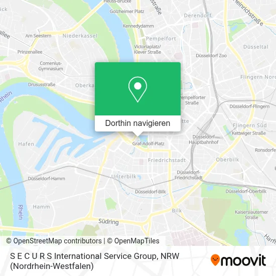 S E C U R S International Service Group Karte