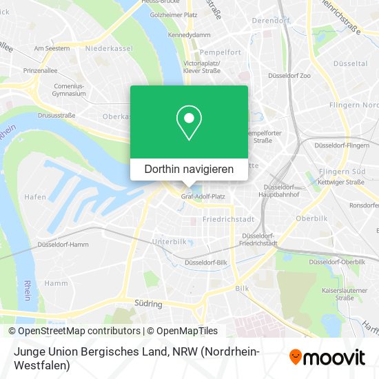 Junge Union Bergisches Land Karte