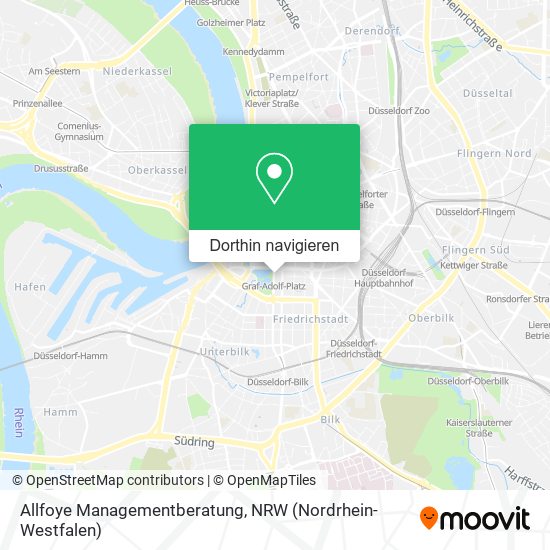 Allfoye Managementberatung Karte