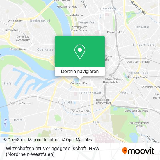 Wirtschaftsblatt Verlagsgesellschaft Karte