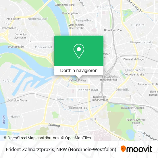 Frident Zahnarztpraxis Karte