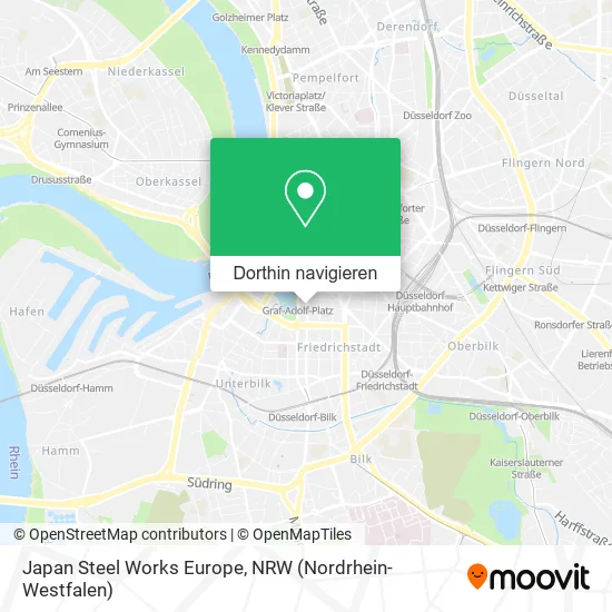 Japan Steel Works Europe Karte