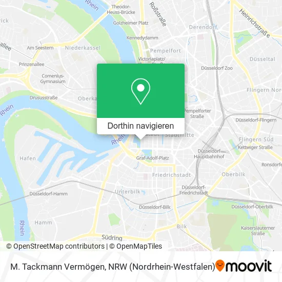 M. Tackmann Vermögen Karte