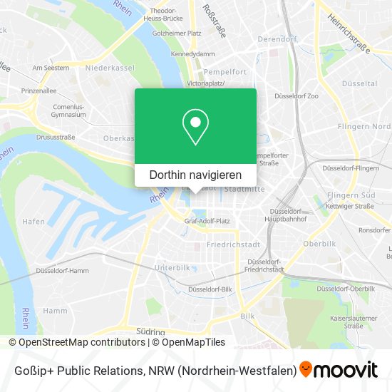 Goßip+ Public Relations Karte