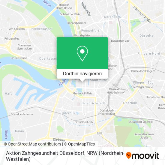 Aktion Zahngesundheit Düsseldorf Karte