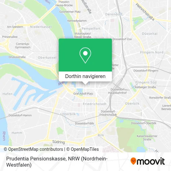 Prudentia Pensionskasse Karte