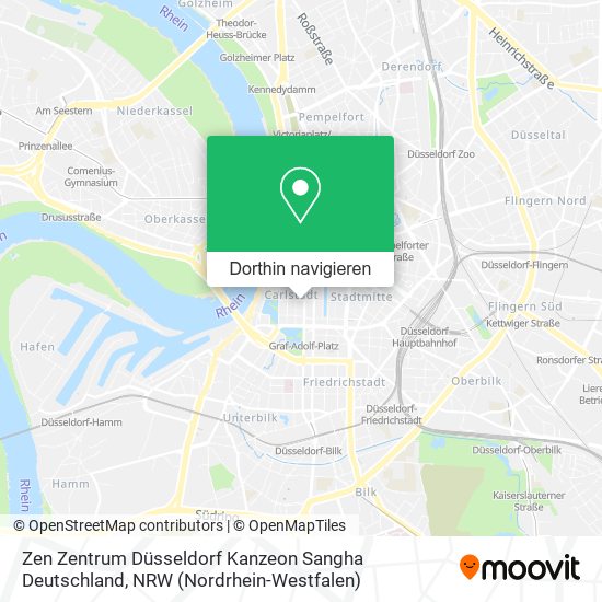 Zen Zentrum Düsseldorf Kanzeon Sangha Deutschland Karte