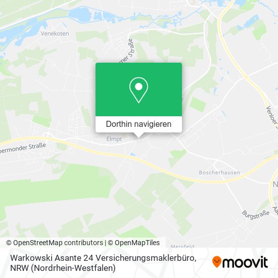 Warkowski Asante 24 Versicherungsmaklerbüro Karte
