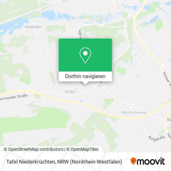Tafel Niederkrüchten Karte