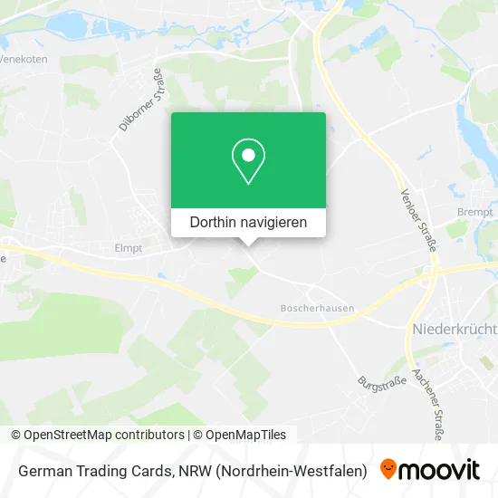 German Trading Cards Karte