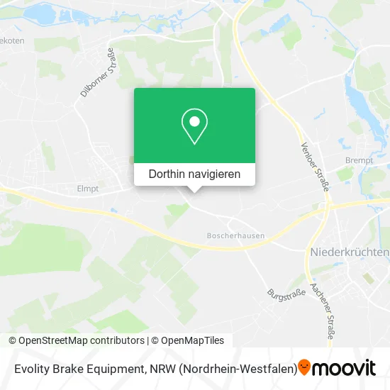 Evolity Brake Equipment Karte