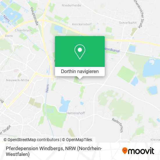 Pferdepension Windbergs Karte