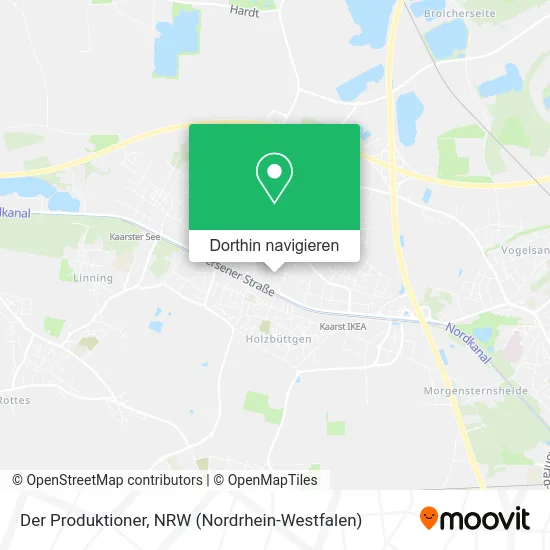 Der Produktioner Karte