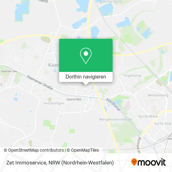 Zet Immoservice Karte