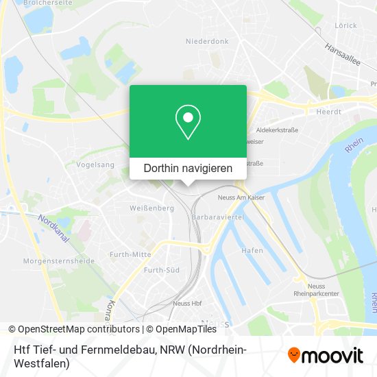 Htf Tief- und Fernmeldebau Karte