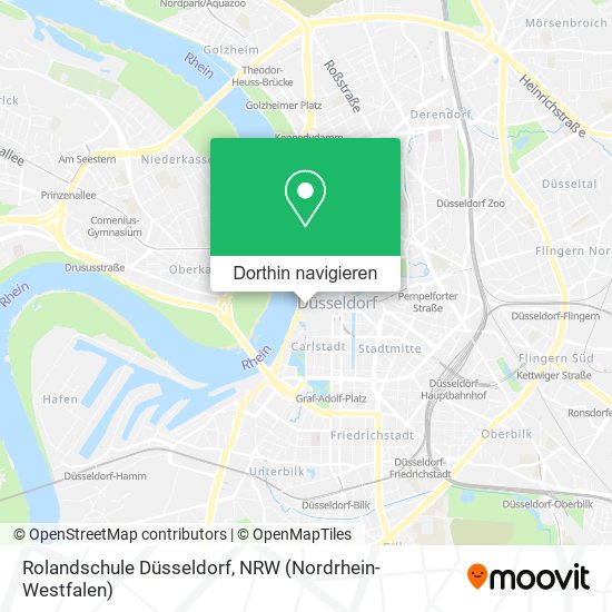 Rolandschule Düsseldorf Karte