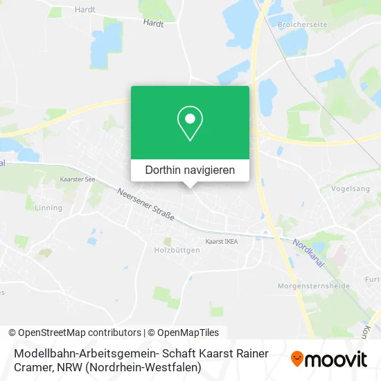 Modellbahn-Arbeitsgemein- Schaft Kaarst Rainer Cramer Karte