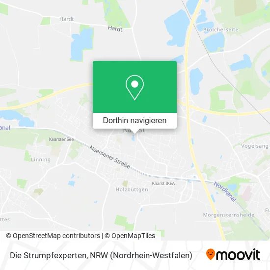 Die Strumpfexperten Karte