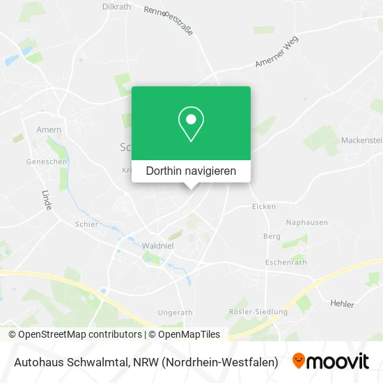 Autohaus Schwalmtal Karte