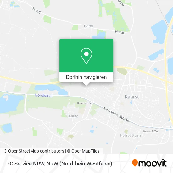 PC Service NRW Karte