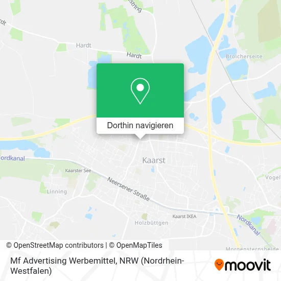Mf Advertising Werbemittel Karte