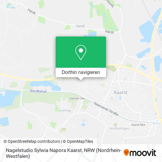 Nagelstudio Sylwia Napora Kaarst Karte